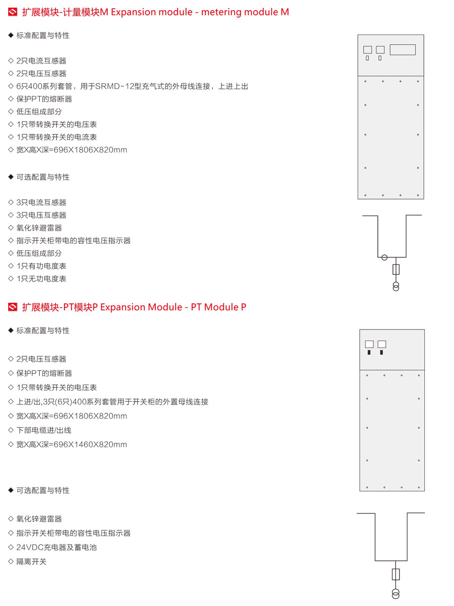 SRM全密封全絕緣充氣柜真空開關模塊